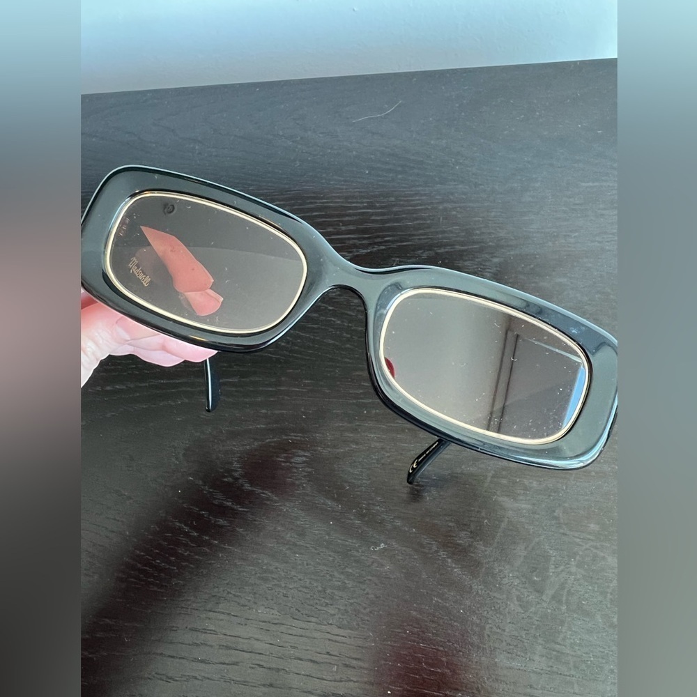 Madewell Baymont Square Sunglasses: Metal Accent Edition - Picture 3 of 13